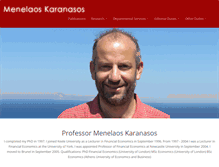 Tablet Screenshot of mkaranasos.com